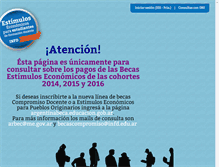 Tablet Screenshot of estimuloseconomicos.infd.edu.ar